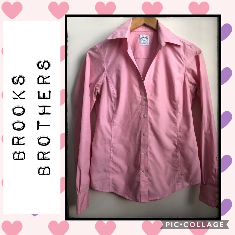 Brooks Brothers V-Neck Button Down 💙